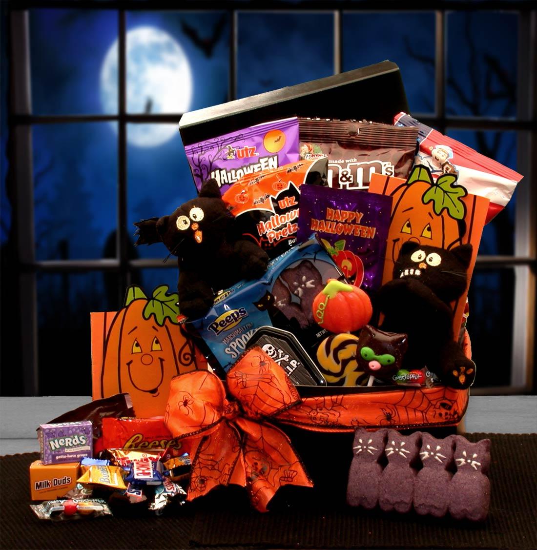 Halloween candy care package, Halloween gift basket, Halloween baskets, Childs Halloween gift, Childs Halloween basket, kids Halloween basket, kids Halloween gift