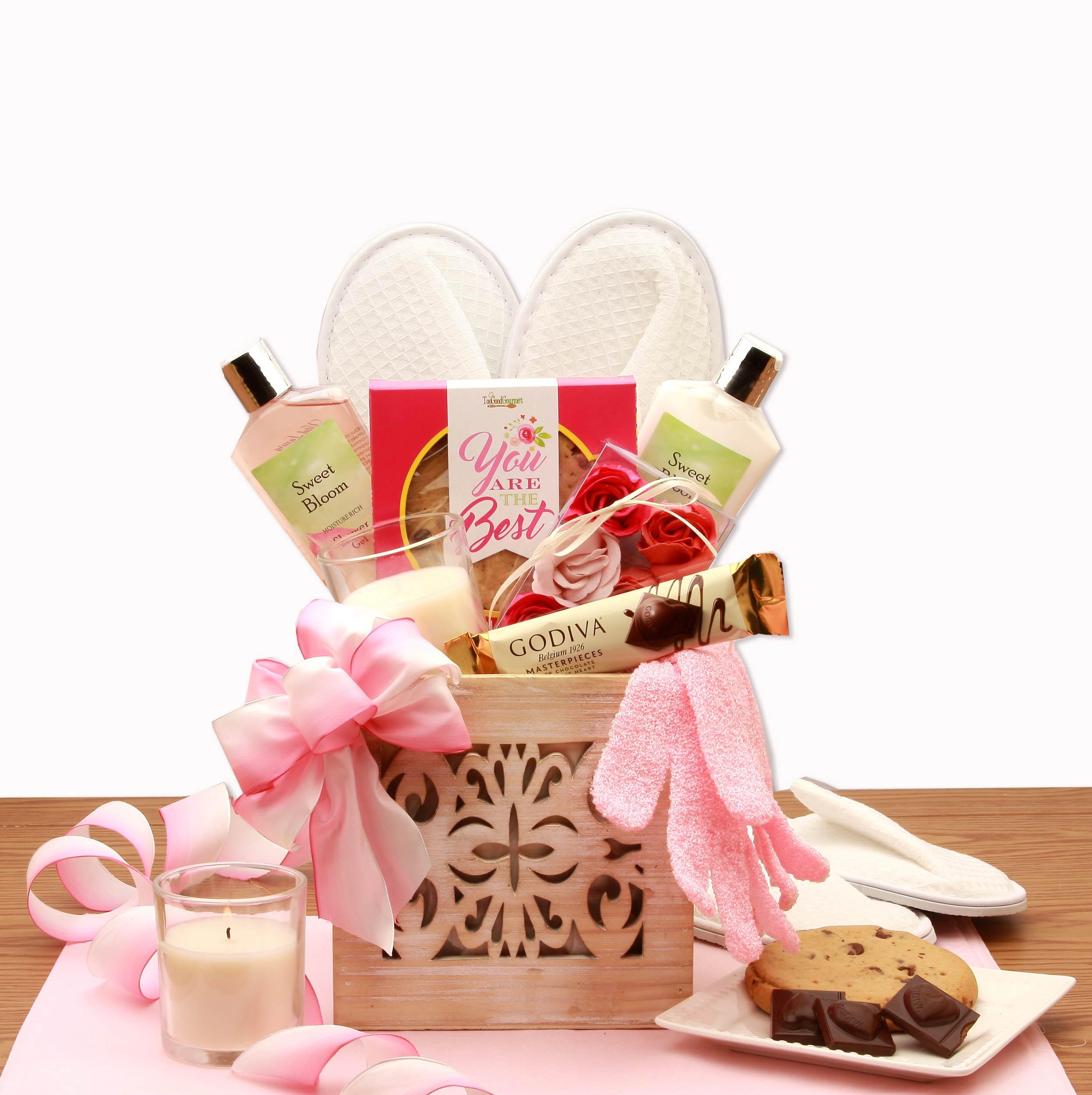 Gift baskets for women / Women's Gift Basket / Spa Gift Basket for Her /  Caramel Indulgence Spa Relaxation Hamper / Gift Basket for Birthday