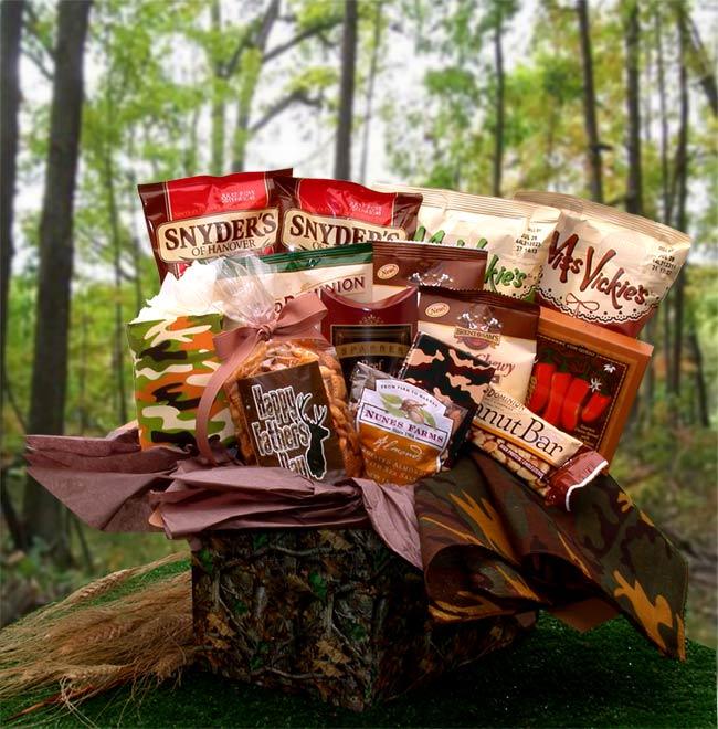 care package, hunting gift, gift for him, camouflage gift