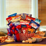 snack basket, junk food basket, snack gift basket, food basket, snack gift