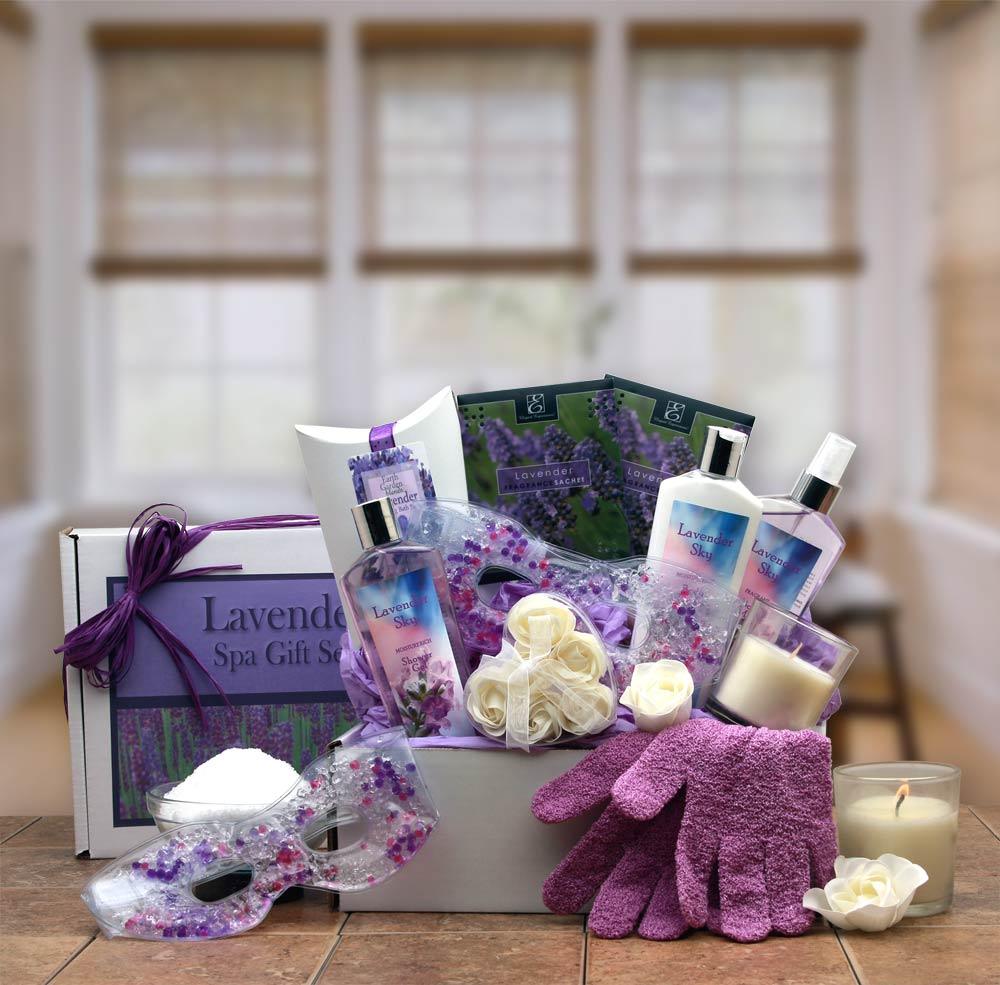 gifts for her, spa gifts, pamper gift basket