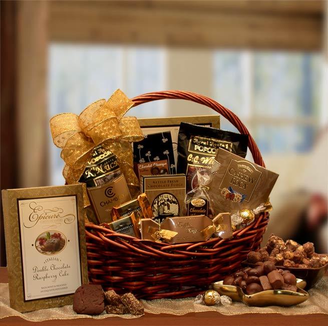 gourmet gift basket, gourmet food basket, food basket, gourmet food gift, chocolate gift basket, chocolate basket, chocolate gift