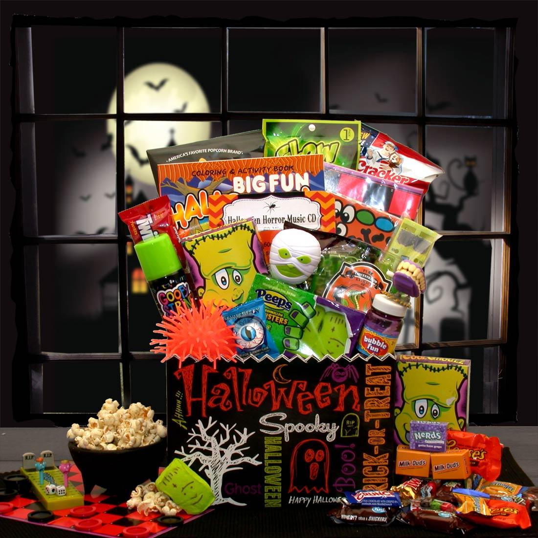 Halloween candy care package, Halloween gift basket, Halloween baskets, Childs Halloween gift, Childs Halloween basket, kids Halloween basket, kids Halloween gift