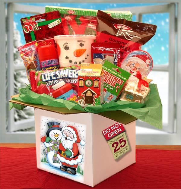 Christmas gift baskets, Christmas basket, holiday baskets, holiday gift baskets, kids holiday gift