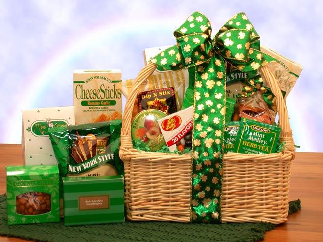 Saint Patrick's gift, St. Patrick's gift, St Patrick's gift basket