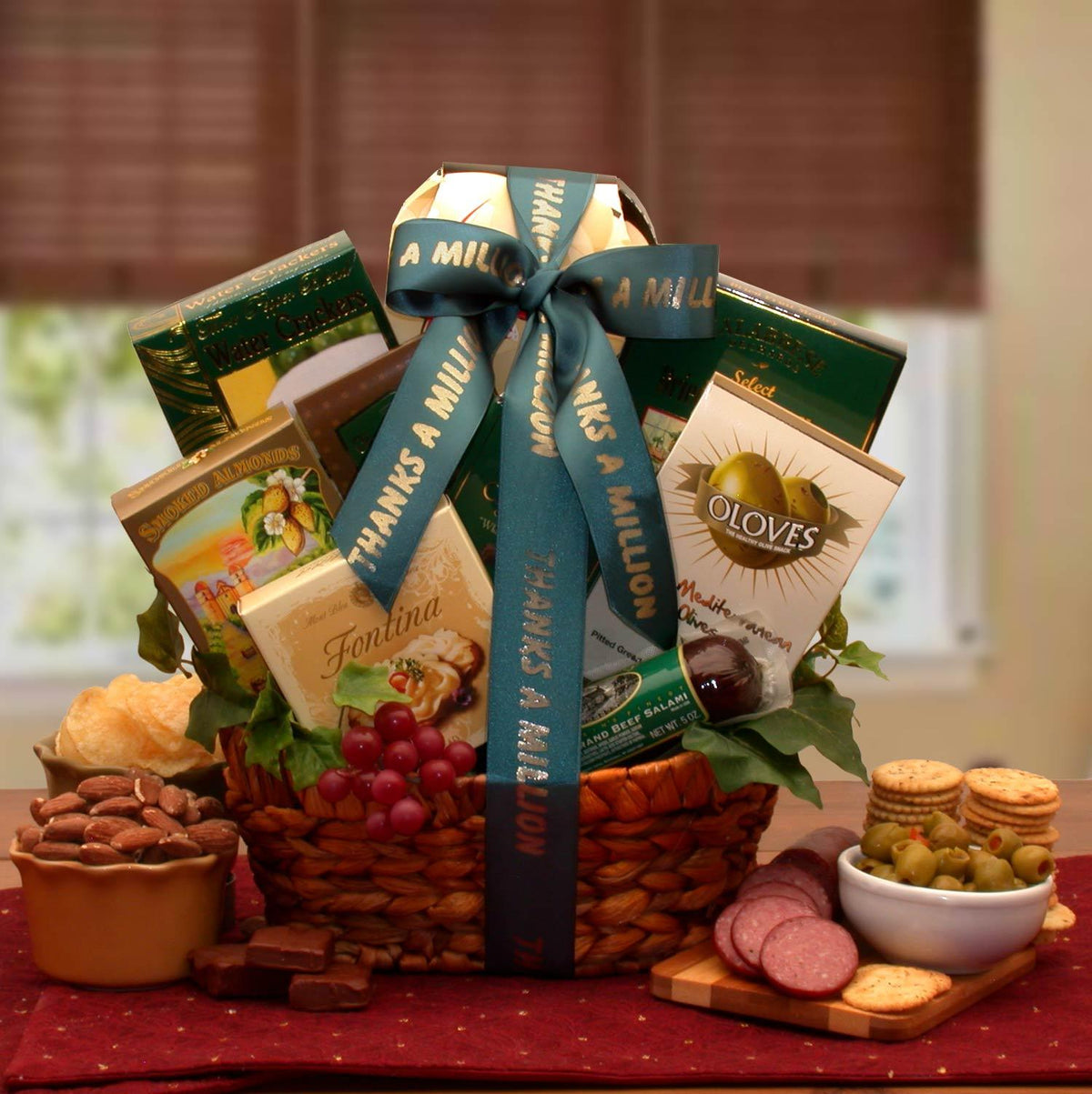 thank you gift, thank you gift basket, corporate gift basket, corporate thank you gift, thank you basket